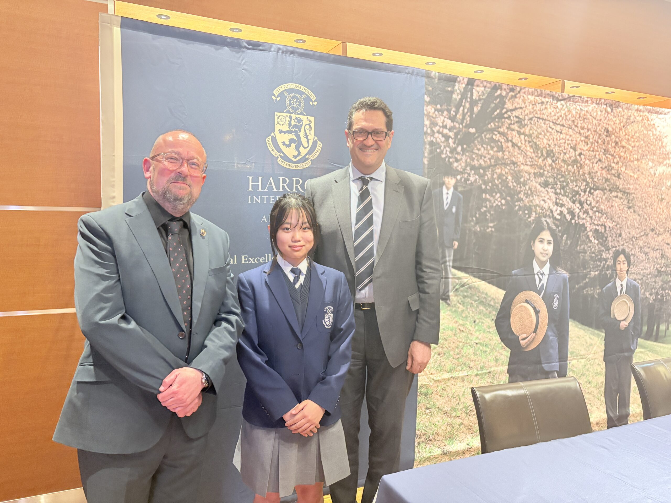 David Eyton, Chair of Board of Governors at Harrow School UK visits Japan