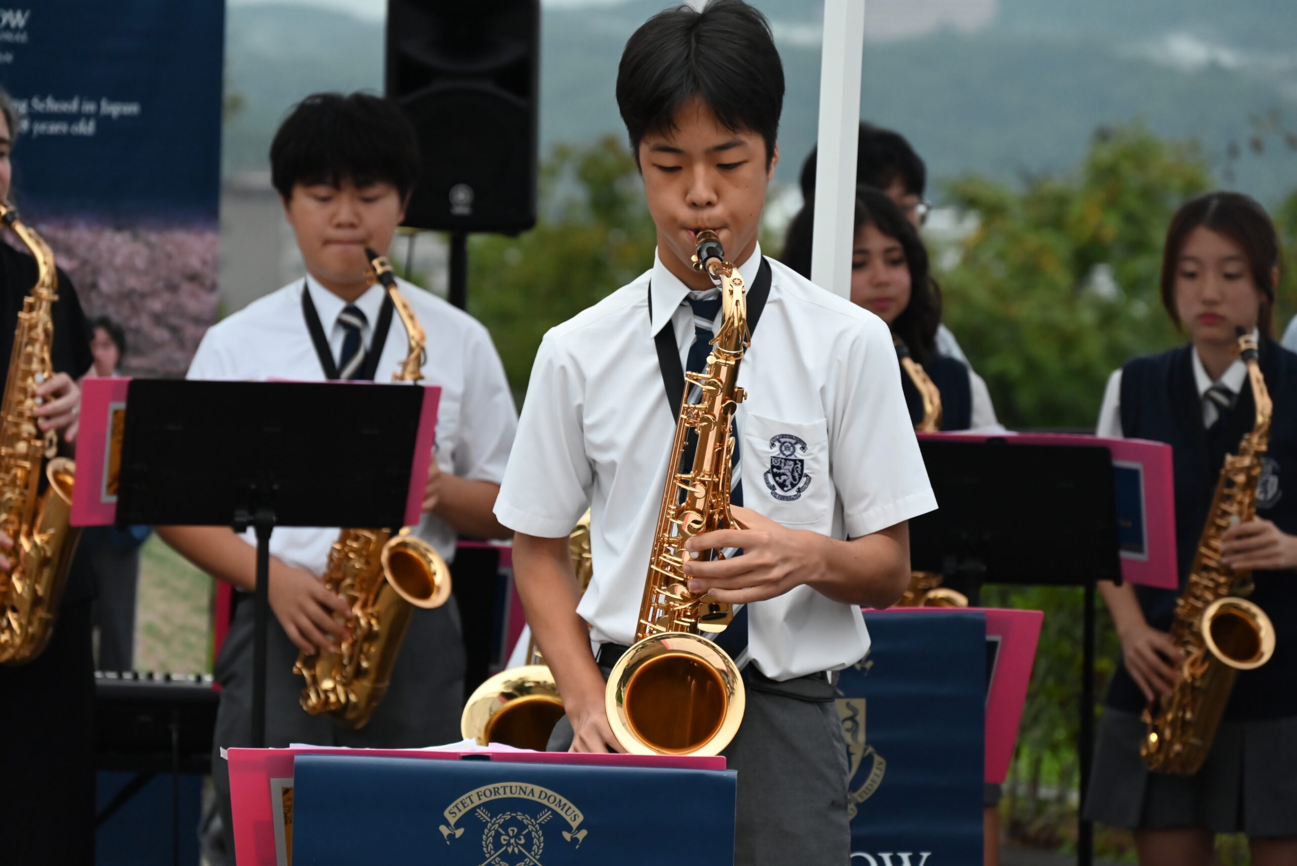 Harrow Jazz Cats Band perform in Sendai